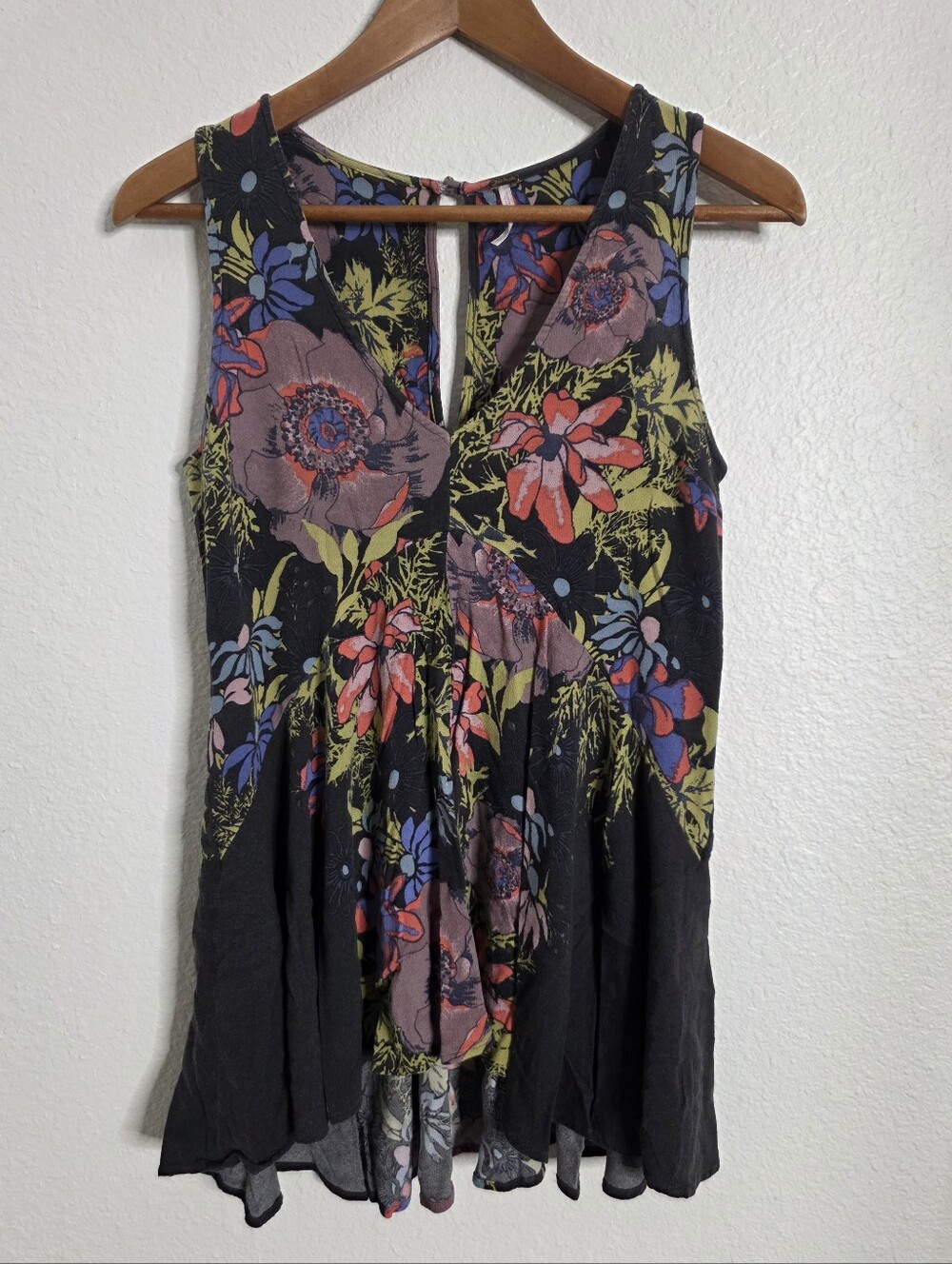 Free People Floral Tunic, Size XS- Minor Flaw